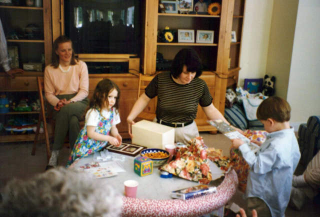 1997-05 Linda, Cass, Mary, Celia, Twins' Christening Party, Little Fox, Norwalk, CT G19P-24