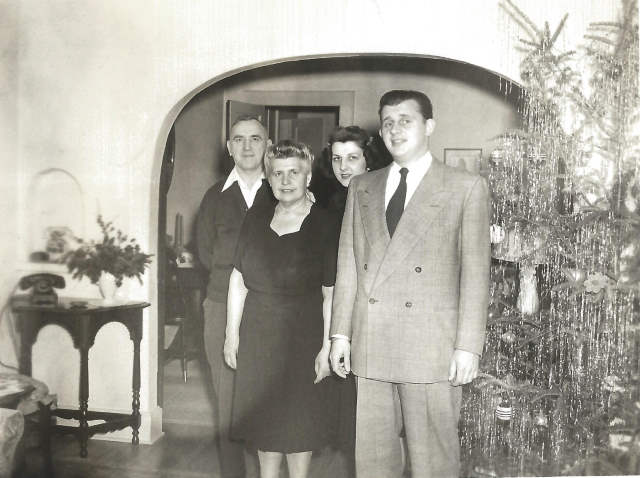 1952ish Adam, Bess, Ruth, Ed Delyonas