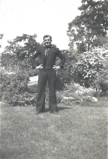 1945ish Ed in Navy Uniform