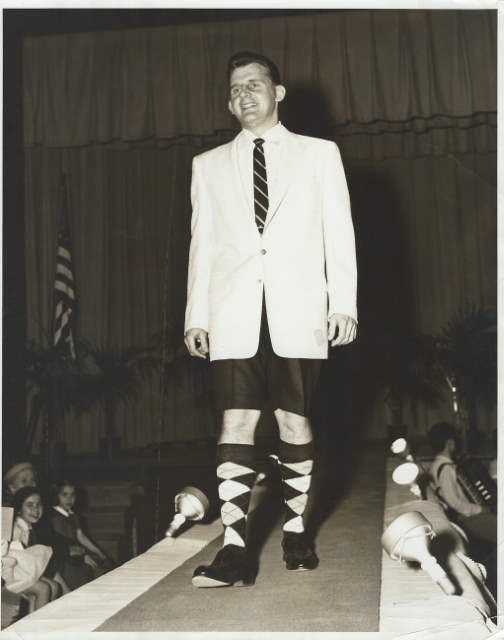 1953 Ed in Argyle Socks