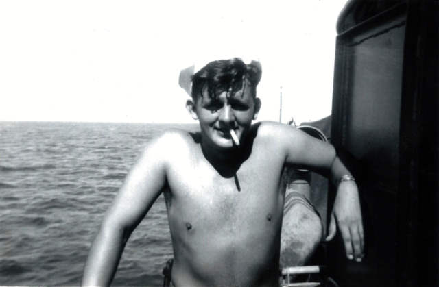 1952ish Ed the Sailor Asea Smoking