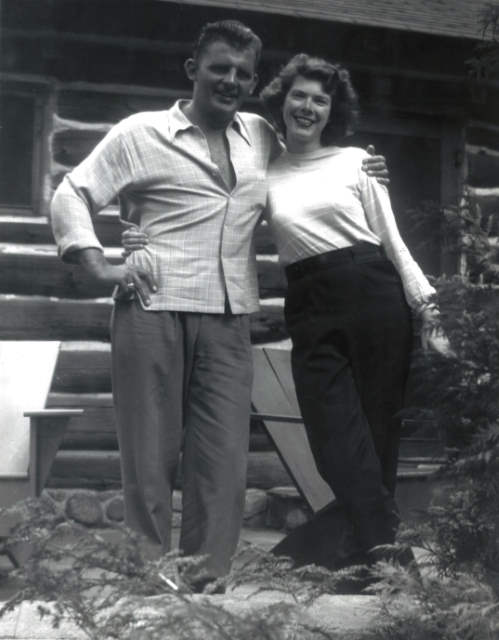 1948-08 Ed with S. Gilmore at Hidden Valley Ranch