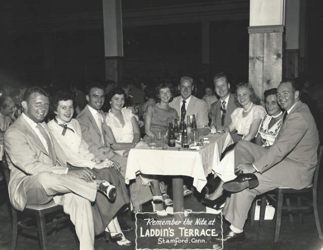 1953ish Ed and Date at Laddin's Terrace, Stamford, CT