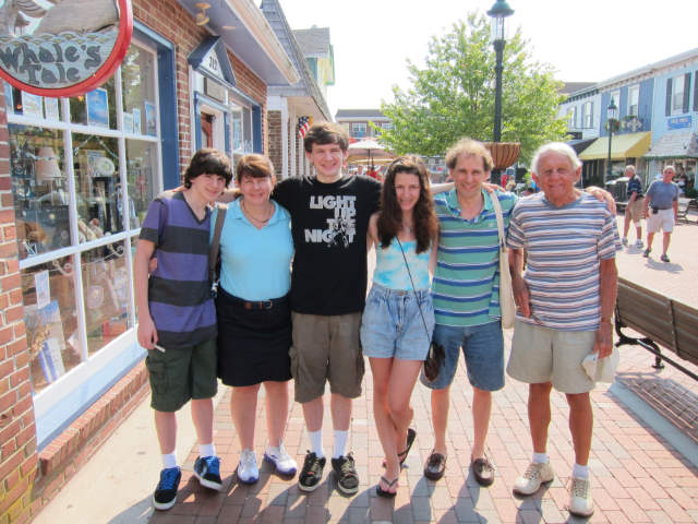 2011-07-07 Matty, Mary, Celia, Bridget, Steve, Ed, Cape May, NJ