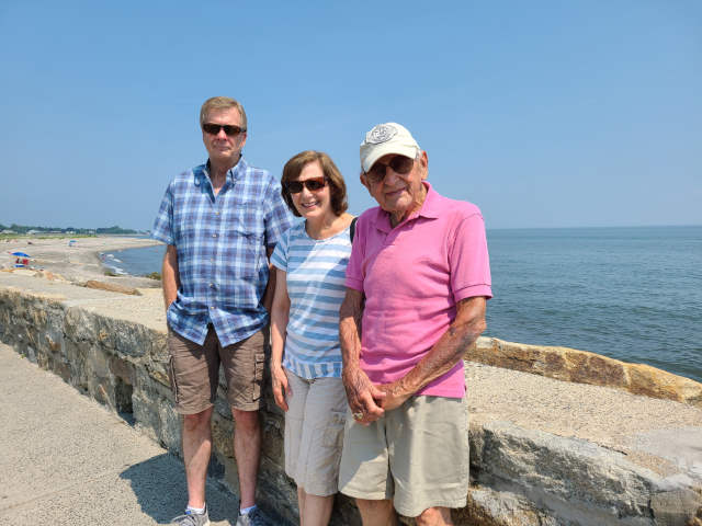 2021-07-07 Dan, Barb and Ed by Shore