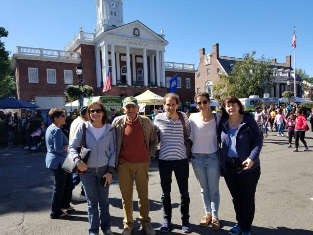 2017-09-29 Barb, Ed, Steve, Bridget, Mary at Big E