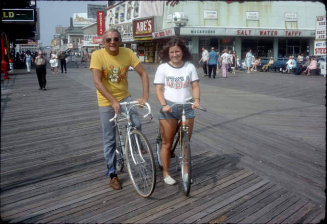 1973-06 107-19 Ed and Sue Biking in AC