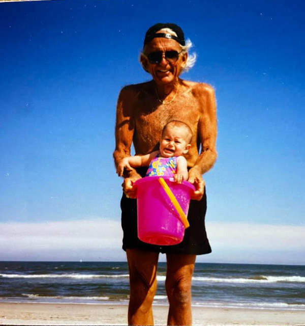 1997-07 Ed with Bridget in Bucket, Brigantine, NJ