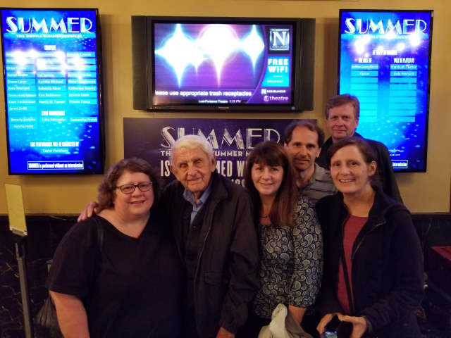 2018-10-11 Sue, Ed, Mary, Steve, Dan, Barb at The Donna Summer Musical